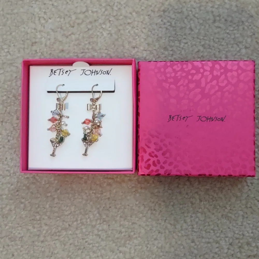Betsey Johnson Cocktail Earrings